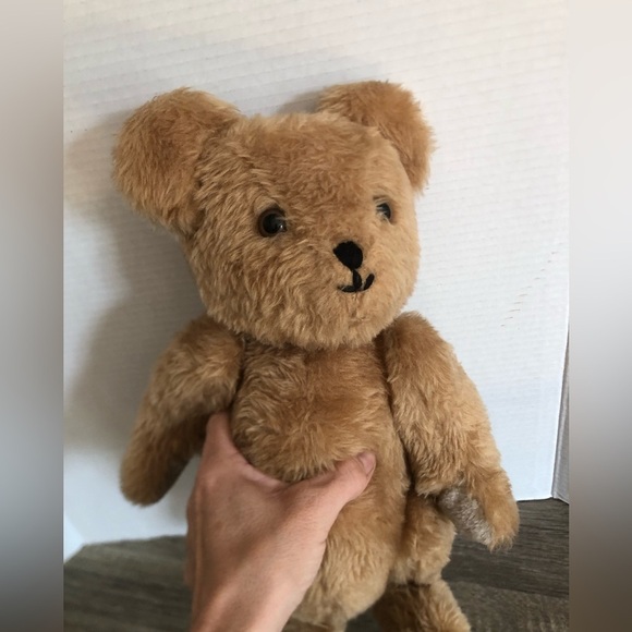 Vtg Fully Jointed Teddy Bear - Picture 5 of 8